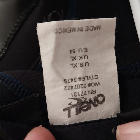 O'NEILL! SUPER COOL SHORTY FRONT ZIP NEOPRENE WETSUIT, BLACK & GRAY, HOT! SZ XL - Picture 10 of 13